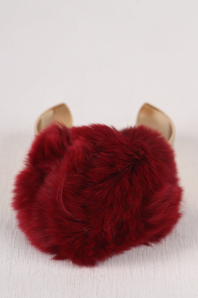 Pom Cuff Bracelet