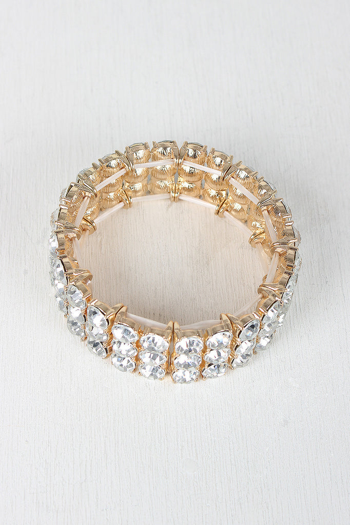 Stretchy Elegant Rhinestone Bracelet