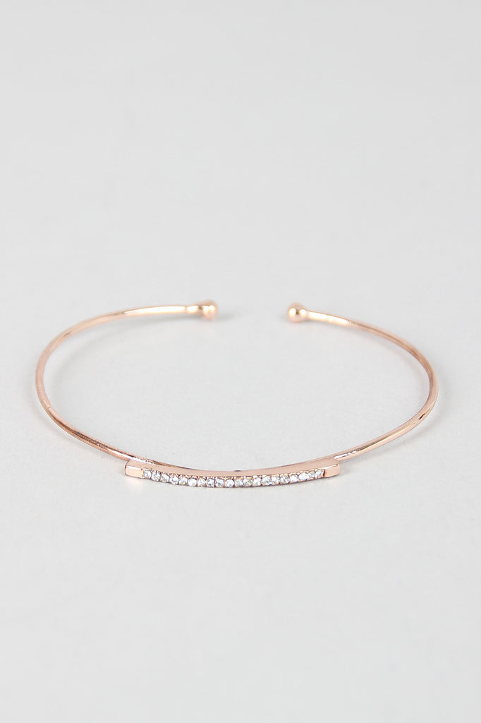 Rhinestone Accent Watch and Bracelet Set