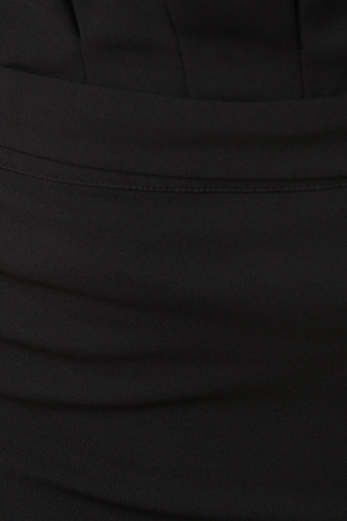 Stretchy Self-Tie Sash Ruffle Waist Midi Skirt