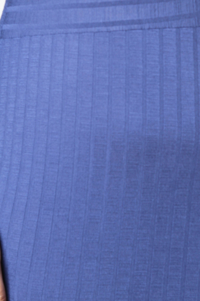 Mock Neck Cutout Ribbed Knit Dress