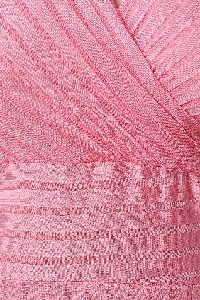 Mock Neck Cutout Ribbed Knit Dress