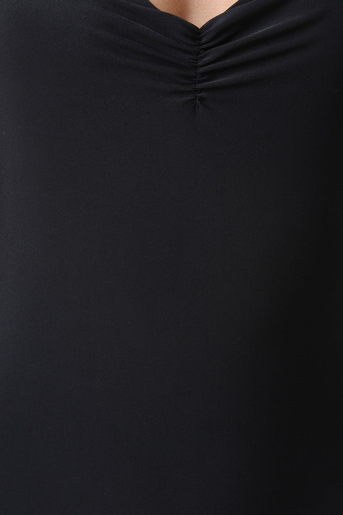 Sweetheart Ruched Halter One Piece Swimsuit