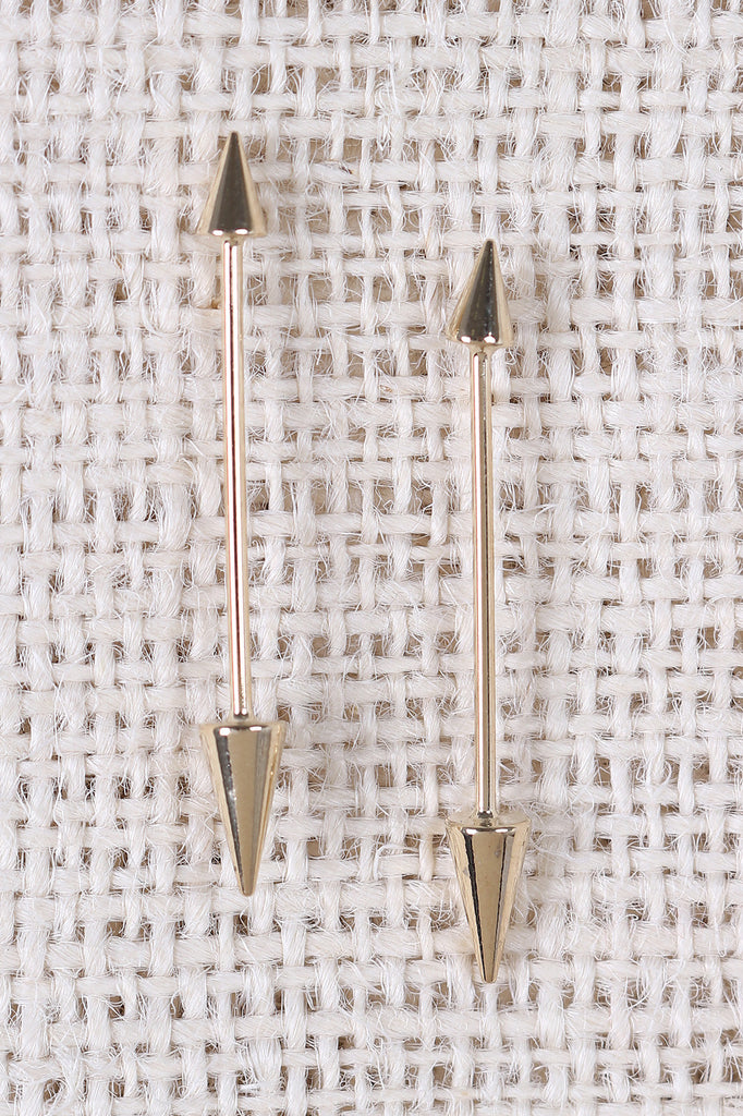 Double Spike Earrings