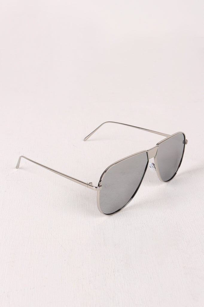 Fresh Mirrored Lens Aviator Sunglasses