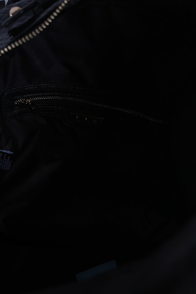 Shiny Metallic Quilted Backpack