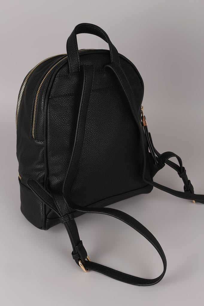 Laser Cutout Front Mini Backpack