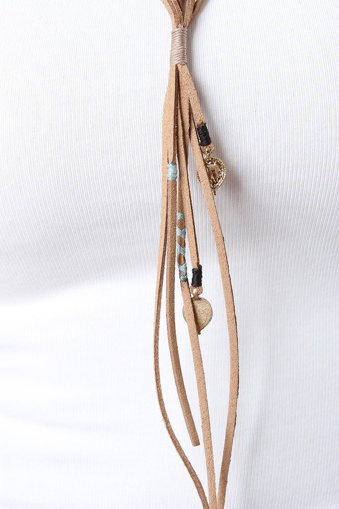 Faux Stone Choker Necklace Set