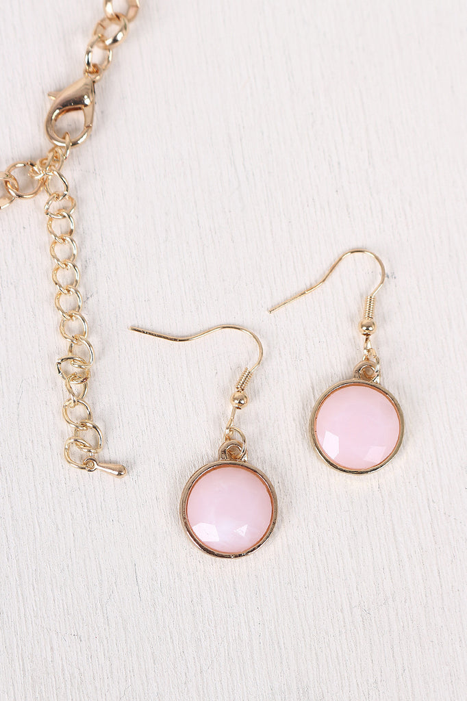 Five Jewel Floral Necklace