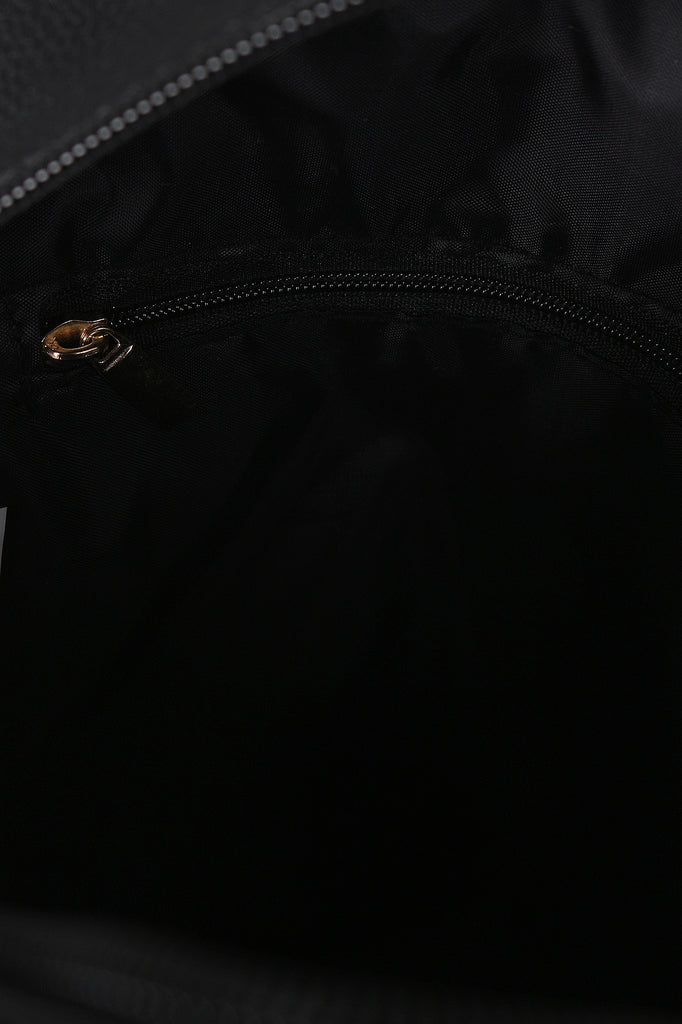 Vegan Leather Rose Embroidery Mini Backpack