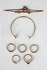 Delicate Arrow Bracelet And Ring Set