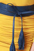 Skinny Tie Tassel Obi Wrap Belt