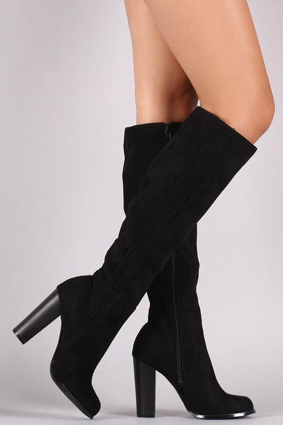 ダウンジャケット・コート Priscilla 85 Suede Knee Boots UNG72038_blck_0_grande.jpg?v=