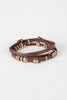 Vegan Leather Wrap Arrow Bracelet