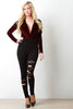 Jersey Razor Cutout High Waist Leggings