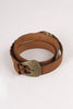 Vegan Suede Braided Detail Belt
