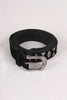 Triangles and Cut Outs Vegan Suede Belt