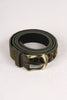 Triangles and Cut Outs Vegan Suede Belt