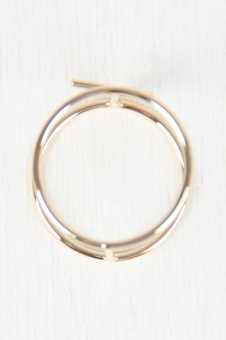 Double Band Parallel Bar Ring