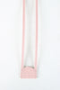 Round Buckle Color Trimmed Clear Belt