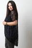 Paisley Lace Dolman Sleeve Cardigan