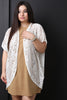 Paisley Lace Dolman Sleeve Cardigan