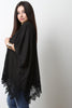 Semi-Sheer Chiffon Crochet Cardigan