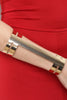 Caged Cut Out T-Bar Cuff Bracelet
