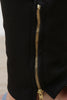 Stretchy High Waisted Zippered Ankle Pants