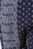 Bandana Print Slit Wide Leg Pants