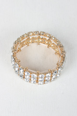 Stretchy Elegant Rhinestone Bracelet