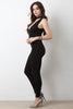 Keyhole Window Cutout Jumpsuit