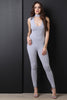 Keyhole Window Cutout Jumpsuit