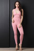 Keyhole Window Cutout Jumpsuit