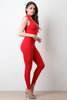 Keyhole Window Cutout Jumpsuit