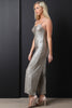 Shimmer Melange Sleeveless Jumpsuit