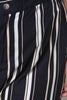 Striped High Waisted Wide Leg Pants