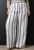 Striped High Waisted Wide Leg Pants