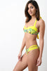 Printed Halter Bikini Set