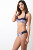 Printed Halter Bikini Set