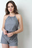 Pinstripes Chambray Romper