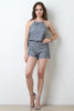 Pinstripes Chambray Romper