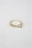 Rhinestone Accent Bar Ring