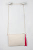 Embroidered Floral Tassel Bag