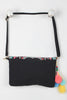 Tassel Pom Pom Embroidered Bag