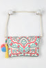 Tassel Pom Pom Embroidered Bag