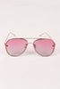 Gradient Double Bridge Aviator Sunglasses