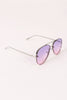 Gradient Double Bridge Aviator Sunglasses