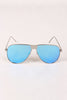 Fresh Mirrored Lens Aviator Sunglasses