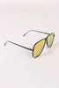 Fresh Mirrored Lens Aviator Sunglasses